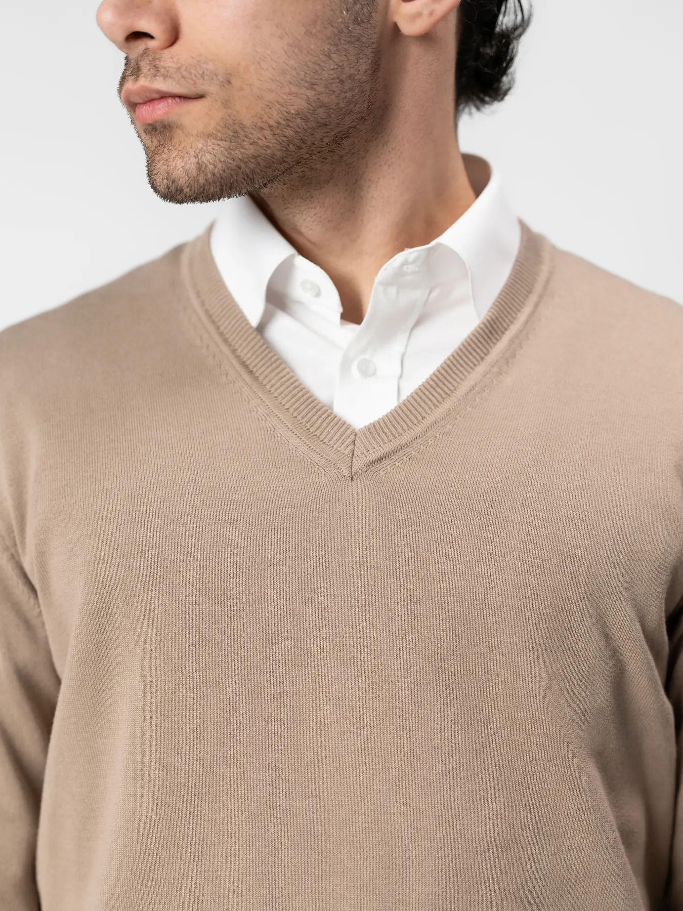 پلیور یقه هفت نسکافه ای 60