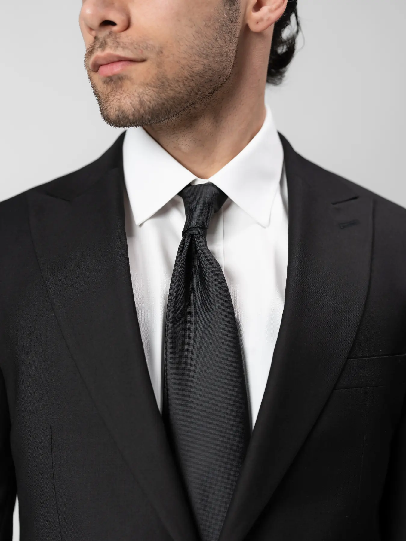 کت و شلوار یقه بلیزر مشکی 44