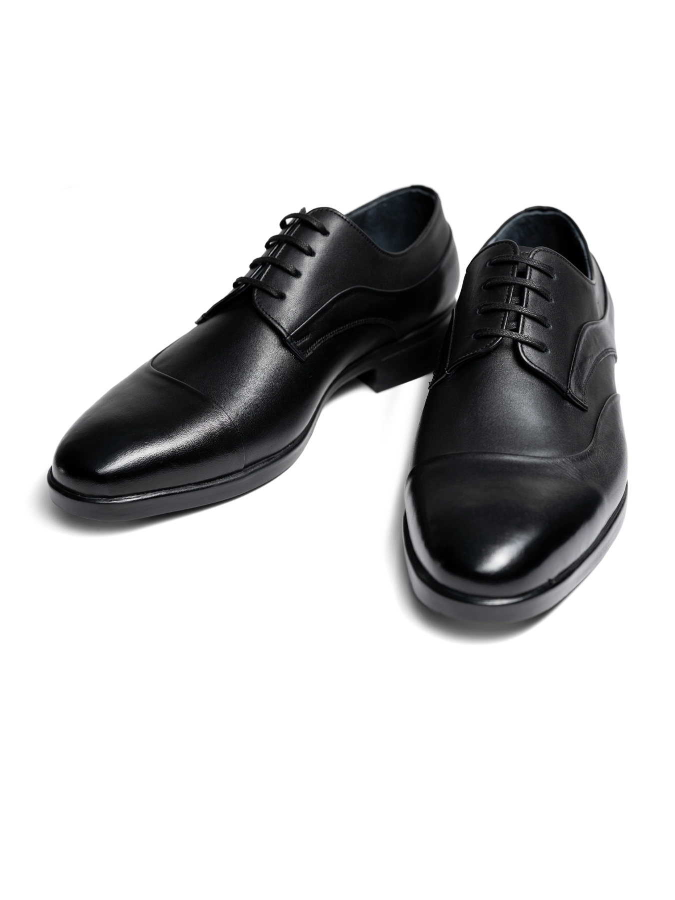 کفش چرم بندار مشکی 93