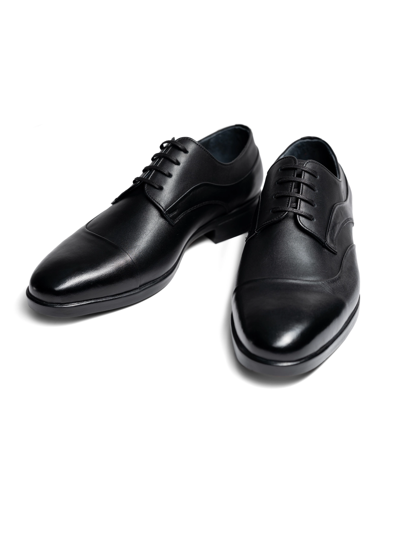 کفش چرم بندار مشکی 93