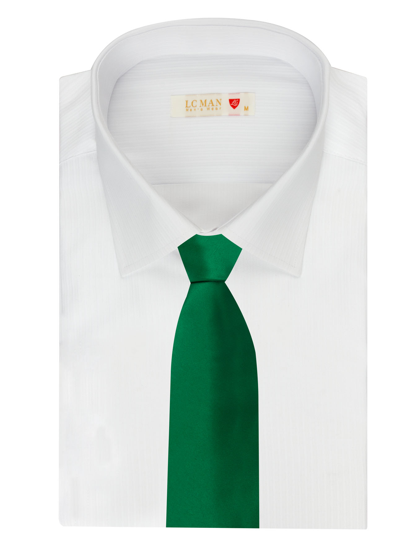 کروات سبز ساده ال سی من