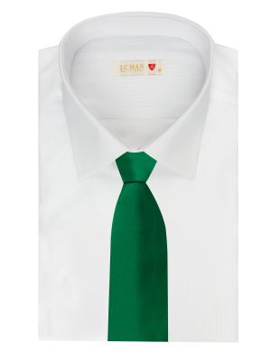 کروات سبز ساده ال سی من