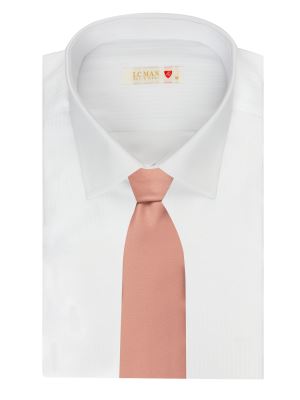 کروات صورتی ساده ال سی من