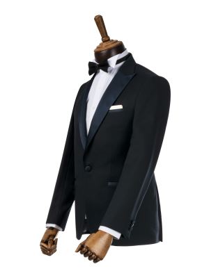 کت و شلوار دامادی مشکی ال سی من