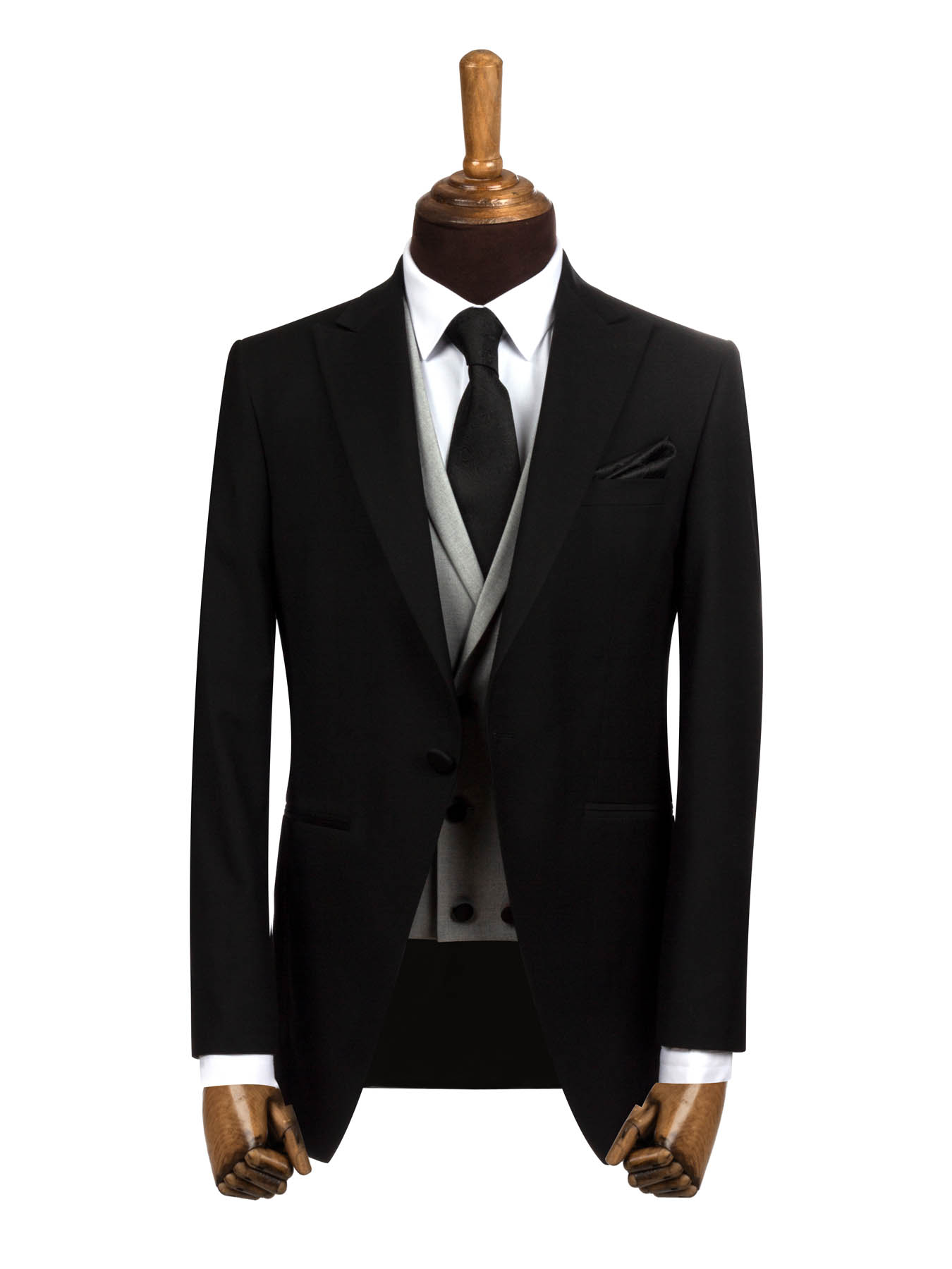 کت و شلوار ژیله مردانه مشکی 196