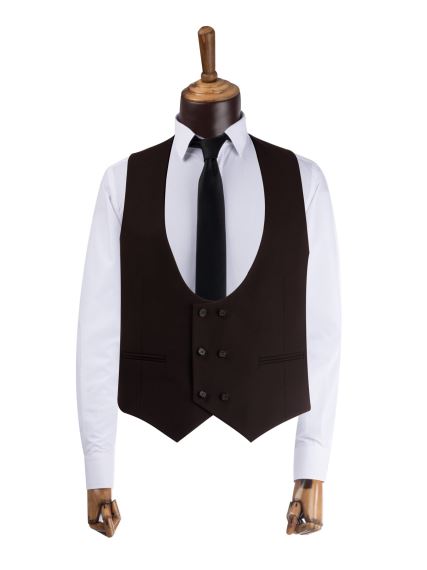 ژیله تک قهوه ای تیره ال سی من 