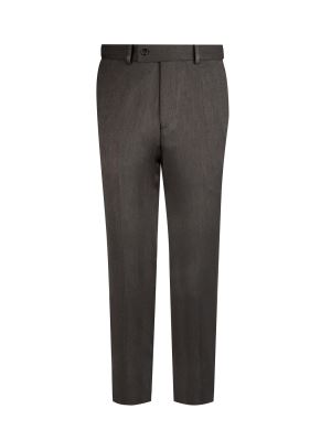 شلوار پارچه ای فاستونی طوسی 55