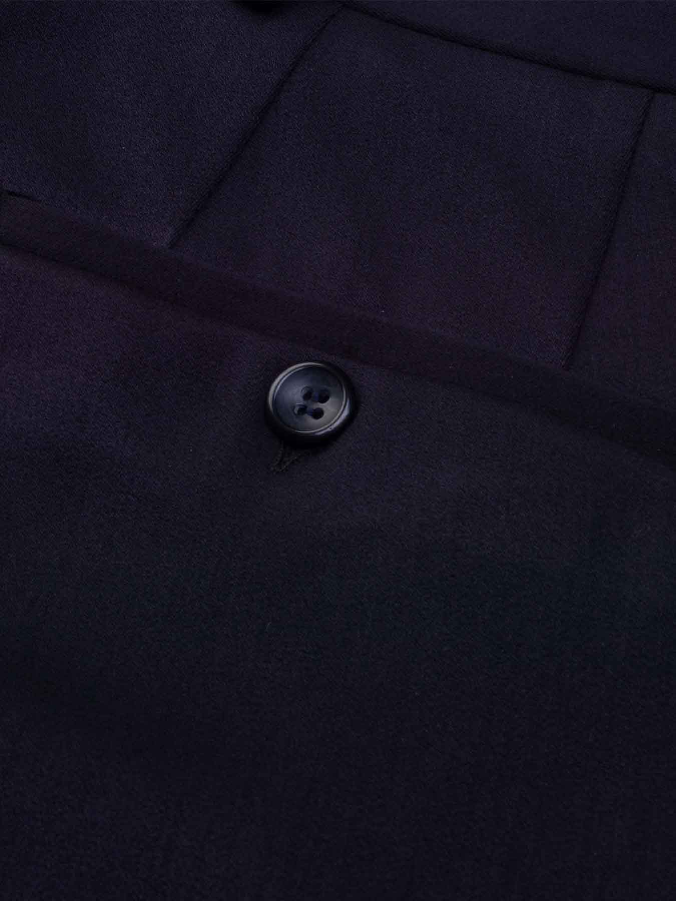 شلوار پارچه ای فاستونی سرمه ای ساده 55