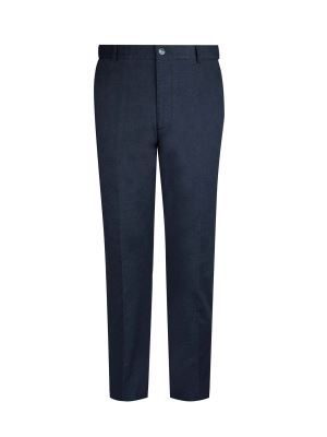 شلوار سرمه ای روشن چهارخانه ریز 63