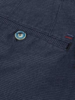 شلوار سرمه ای روشن چهارخانه ریز 63