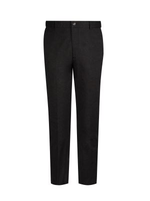 شلوار طوسی تیره چهارخانه ریز ال سی من 63