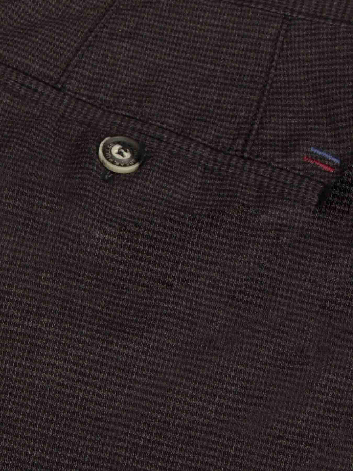 شلوار طوسی تیره چهارخانه ریز ال سی من 63