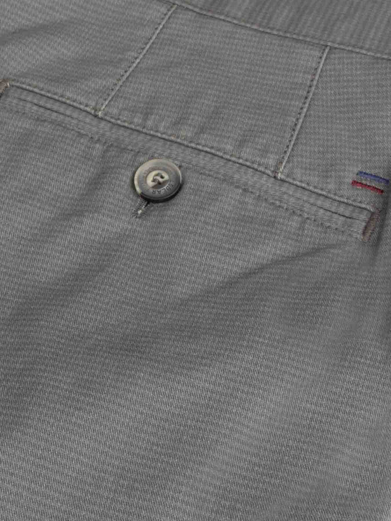 شلوار چهار خانه ریز طوسی روشن ال سی من 63