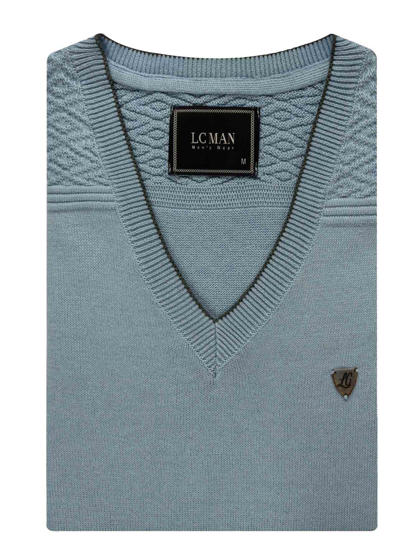 پلیور یه هفت آبی ال سی من 22