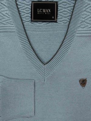 پلیور یه هفت آبی ال سی من 22