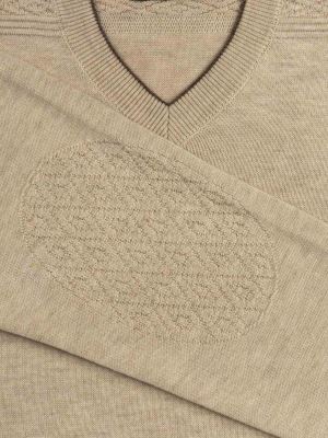 پلیور یقه هفت کرم ال سی من 22