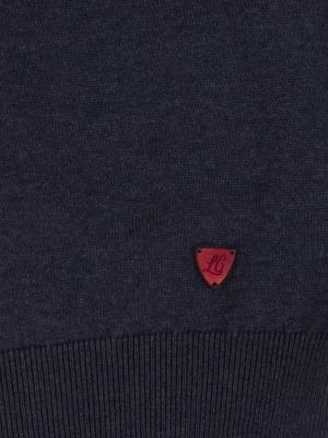 پلیور یقه هفت سرمه ای ال سی من 22