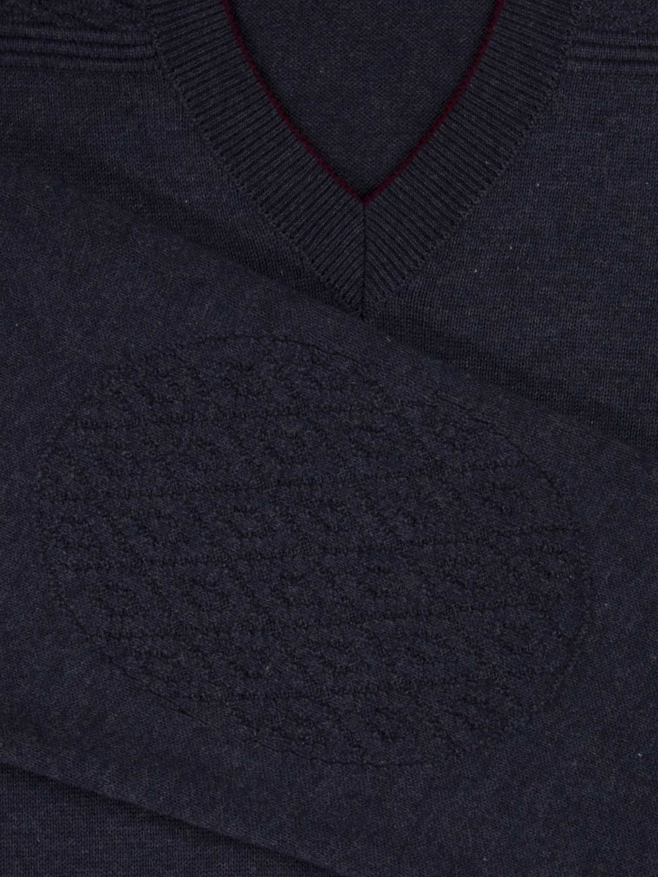 پلیور یقه هفت سرمه ای ال سی من 22