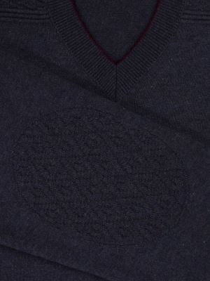 پلیور یقه هفت سرمه ای ال سی من 22