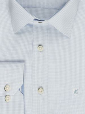 پیراهن آستین بلند چهارخانه ریز ال سی من 66