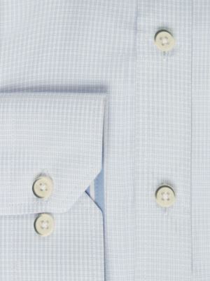 پیراهن آستین بلند چهارخانه ریز ال سی من 66