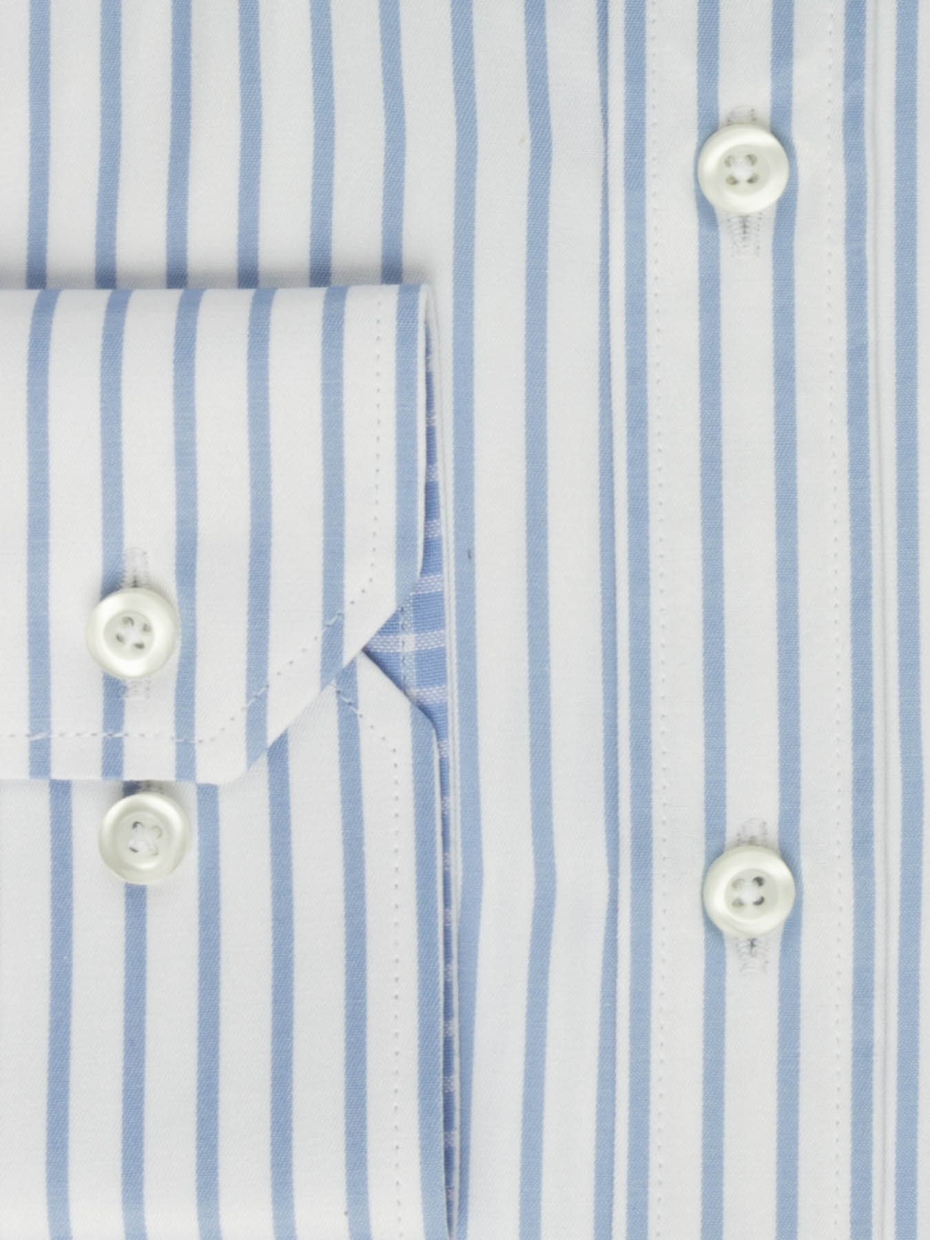 پیراهن آستین بلند آبی راه راه ال سی من 72