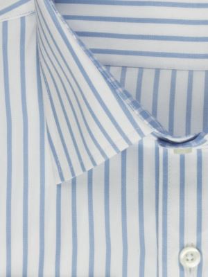 پیراهن آستین بلند آبی راه راه ال سی من 72