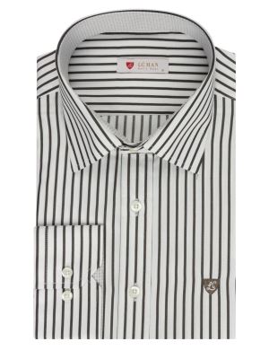 پیراهن آستین بلند راه راه ال سی من 66