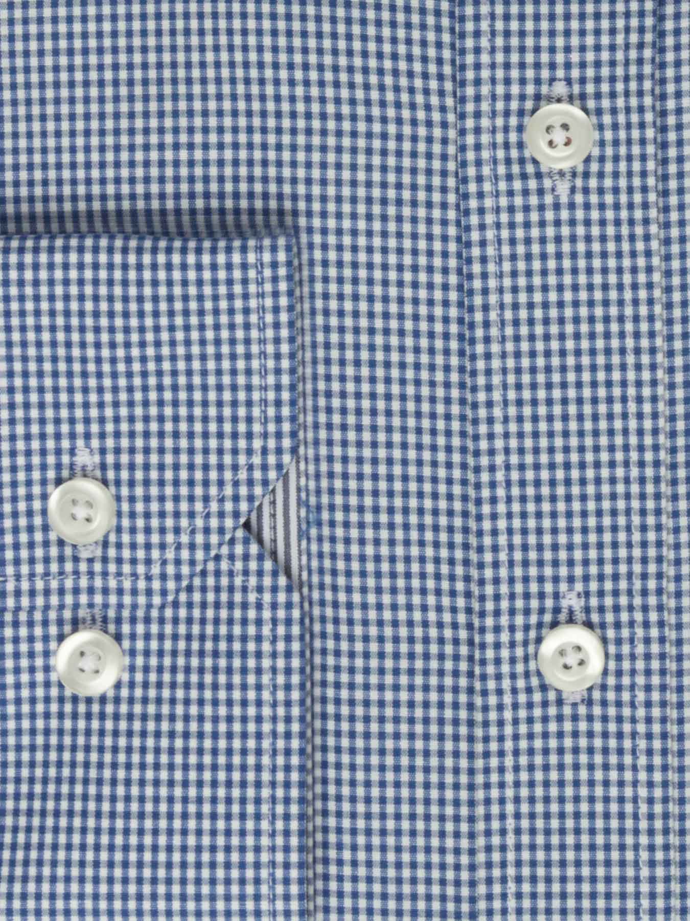 پیراهن آستین بلند آبی تیره ال سی من 68