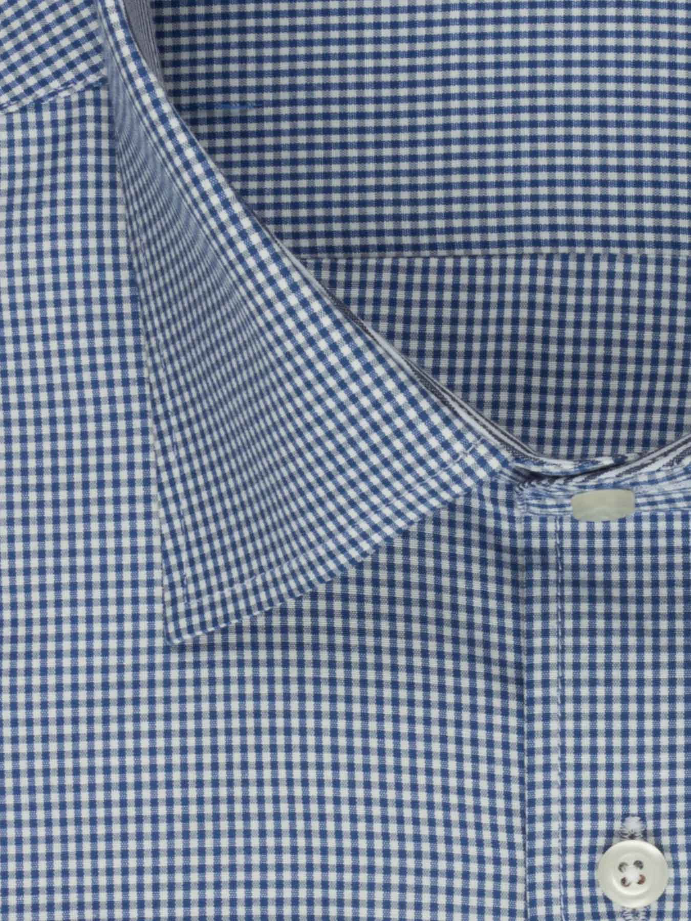 پیراهن آستین بلند آبی تیره ال سی من 68