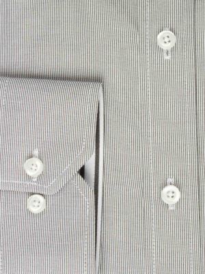 پیراهن آستین بلند راه راه طوسی ال سی من 66