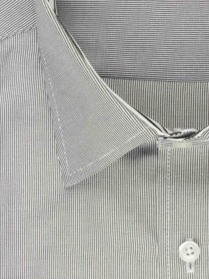 پیراهن آستین بلند راه راه طوسی ال سی من 66