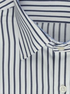 پیراهن آستین بلند راه راه سفید ال سی من 66