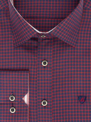 پیراهن قرمز چهارخانه ال سی من 66