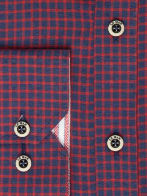 پیراهن قرمز چهارخانه ال سی من 66