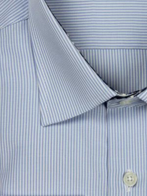 پیراهن آبی راه راه ال سی من