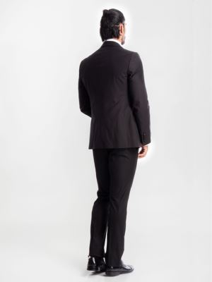 کت و شلوار ژیله مردانه مشکی 096