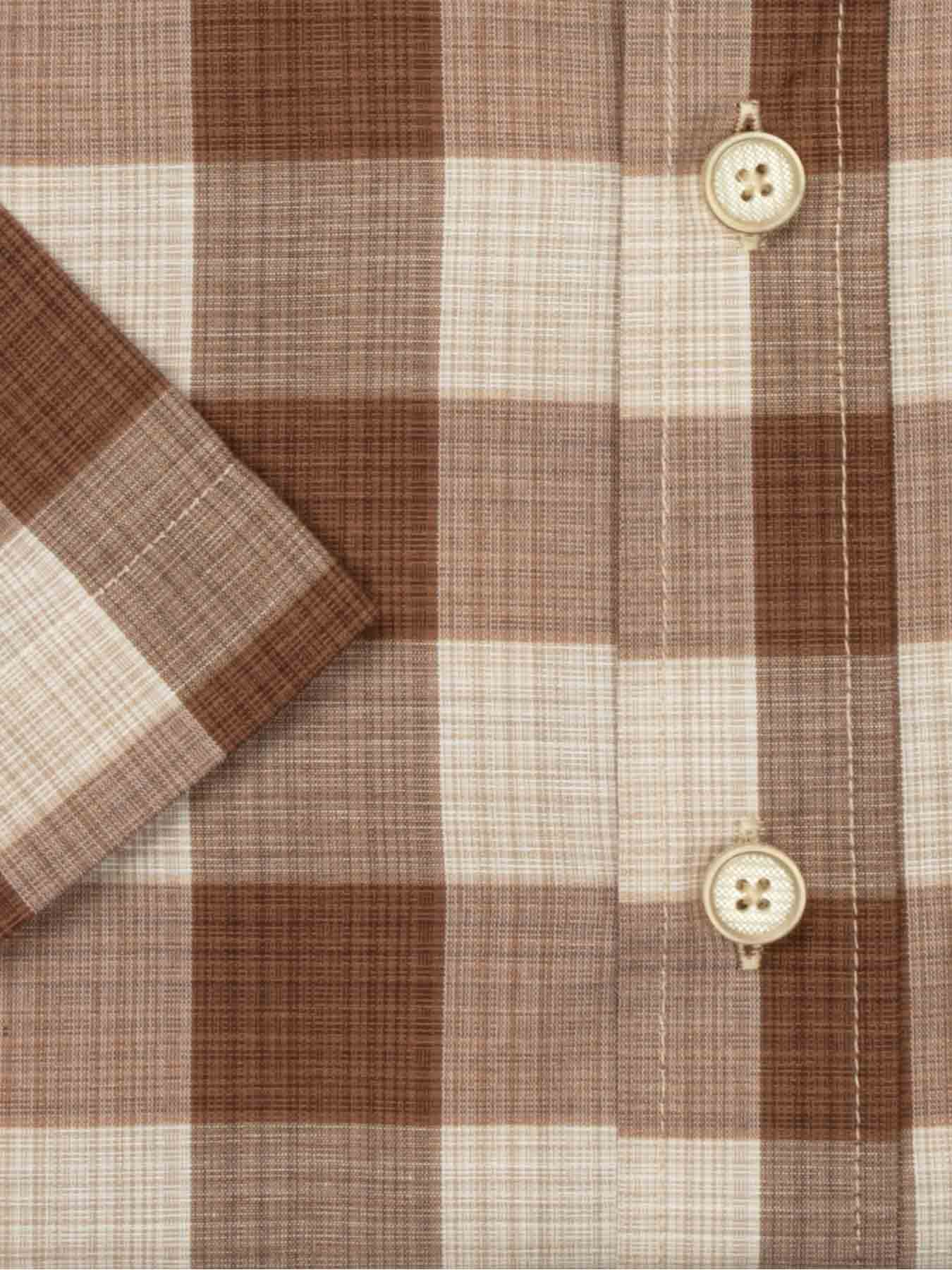 پیراهن مردانه چهارخانه ال سی من 102