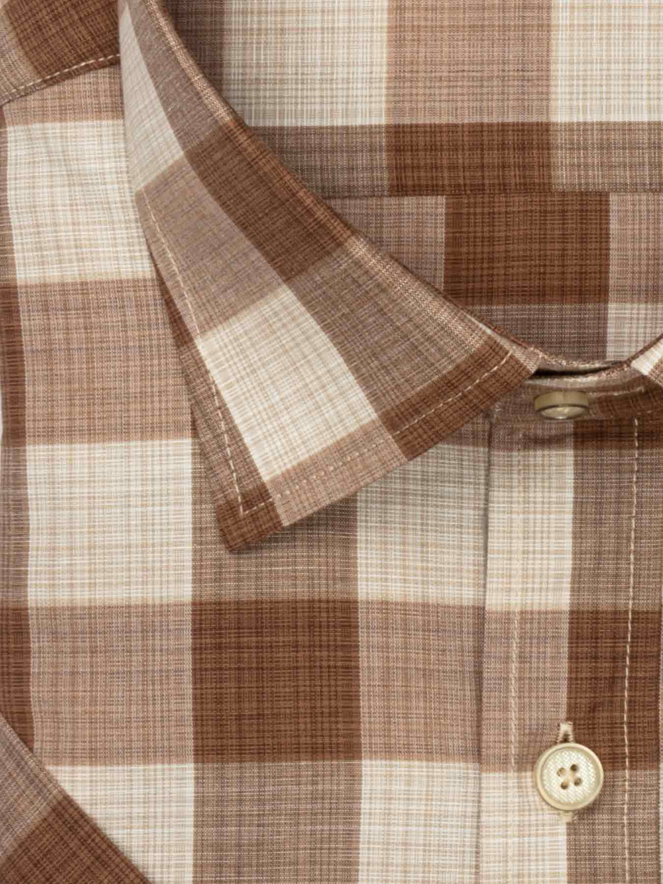 پیراهن مردانه چهارخانه ال سی من 102