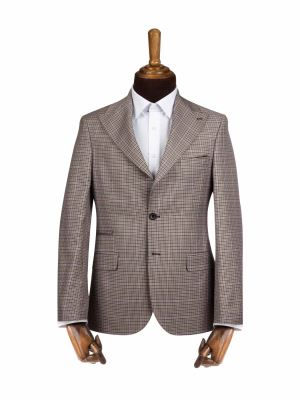 کت تک چهارخانه ریز ال سی من 