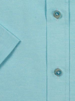 پیراهن آستین کوتاه آبی ساده ال سی من 10