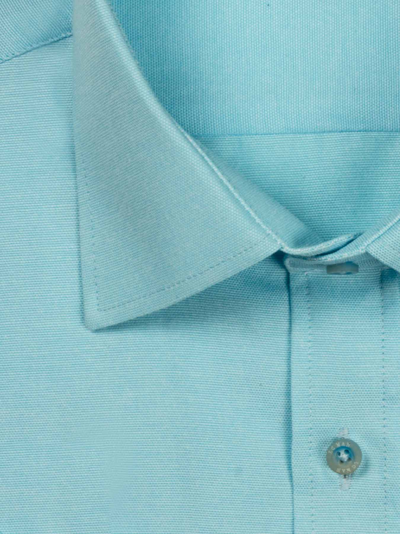 پیراهن آستین کوتاه آبی ساده ال سی من 10