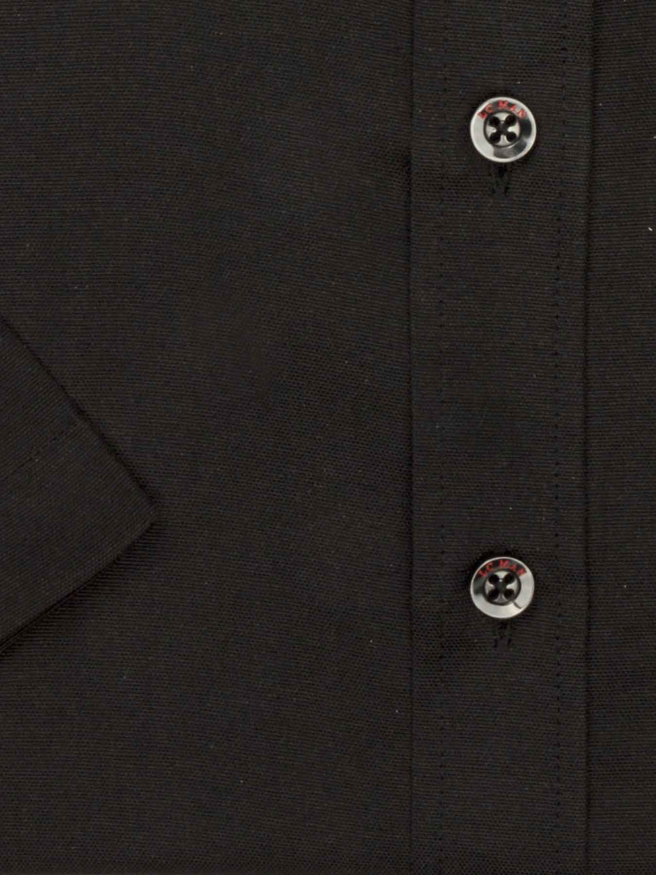 پیراهن آستین کوتاه مشکی ساده ال سی من 74