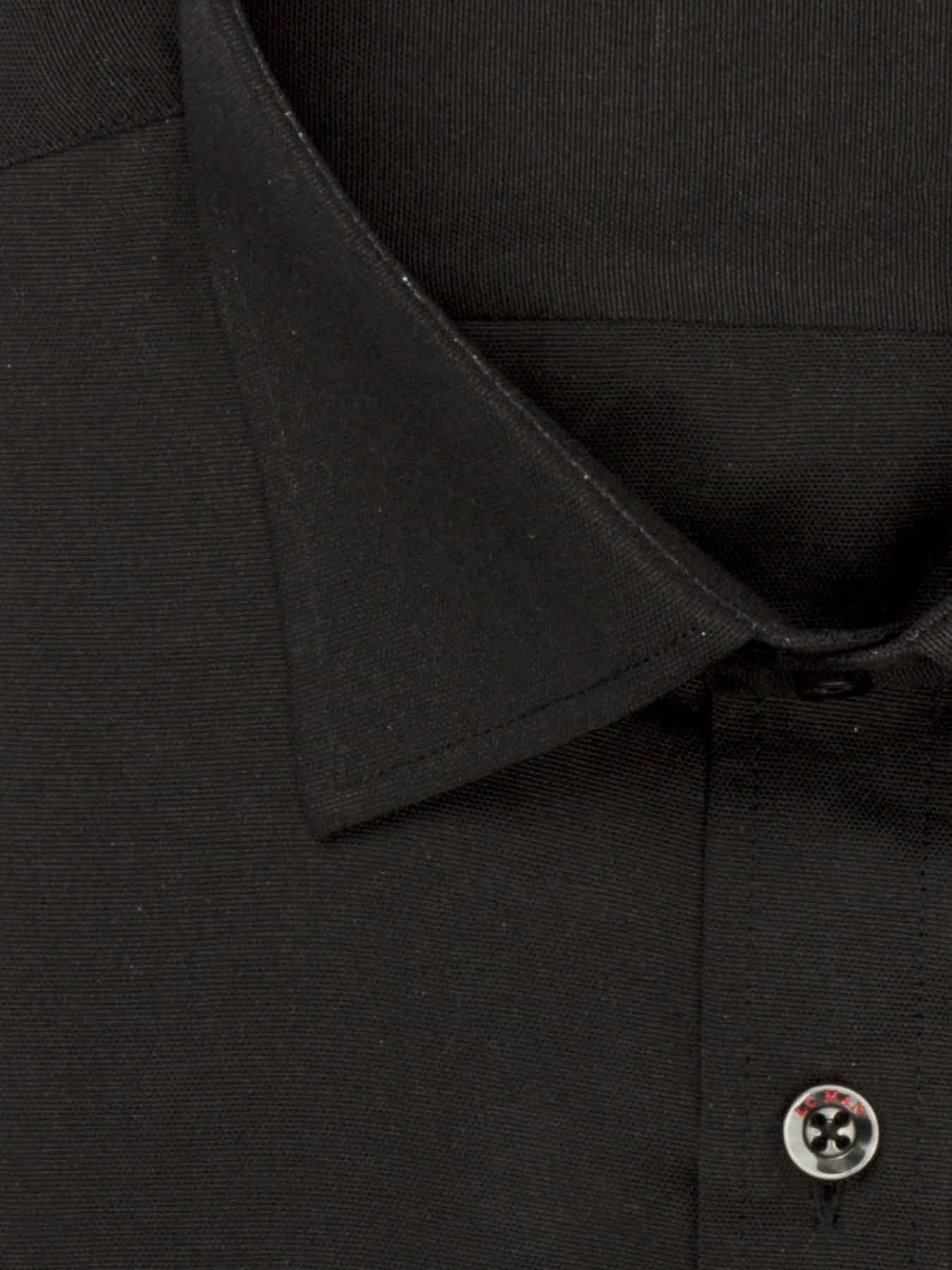 پیراهن آستین کوتاه مشکی ساده ال سی من 74