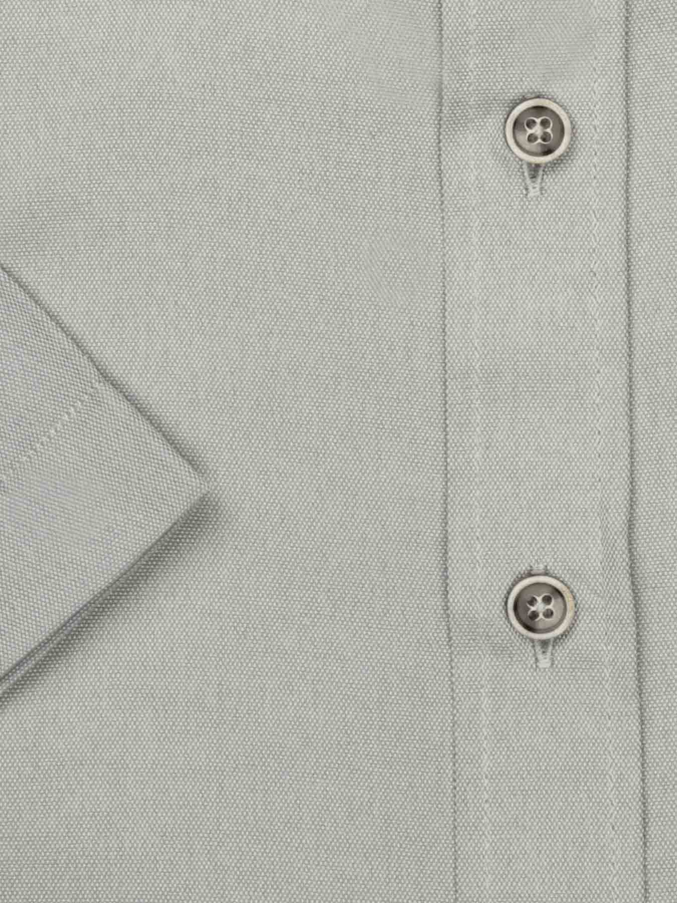 پیراهن آستین کوتاه طوسی ساده ال سی من 4