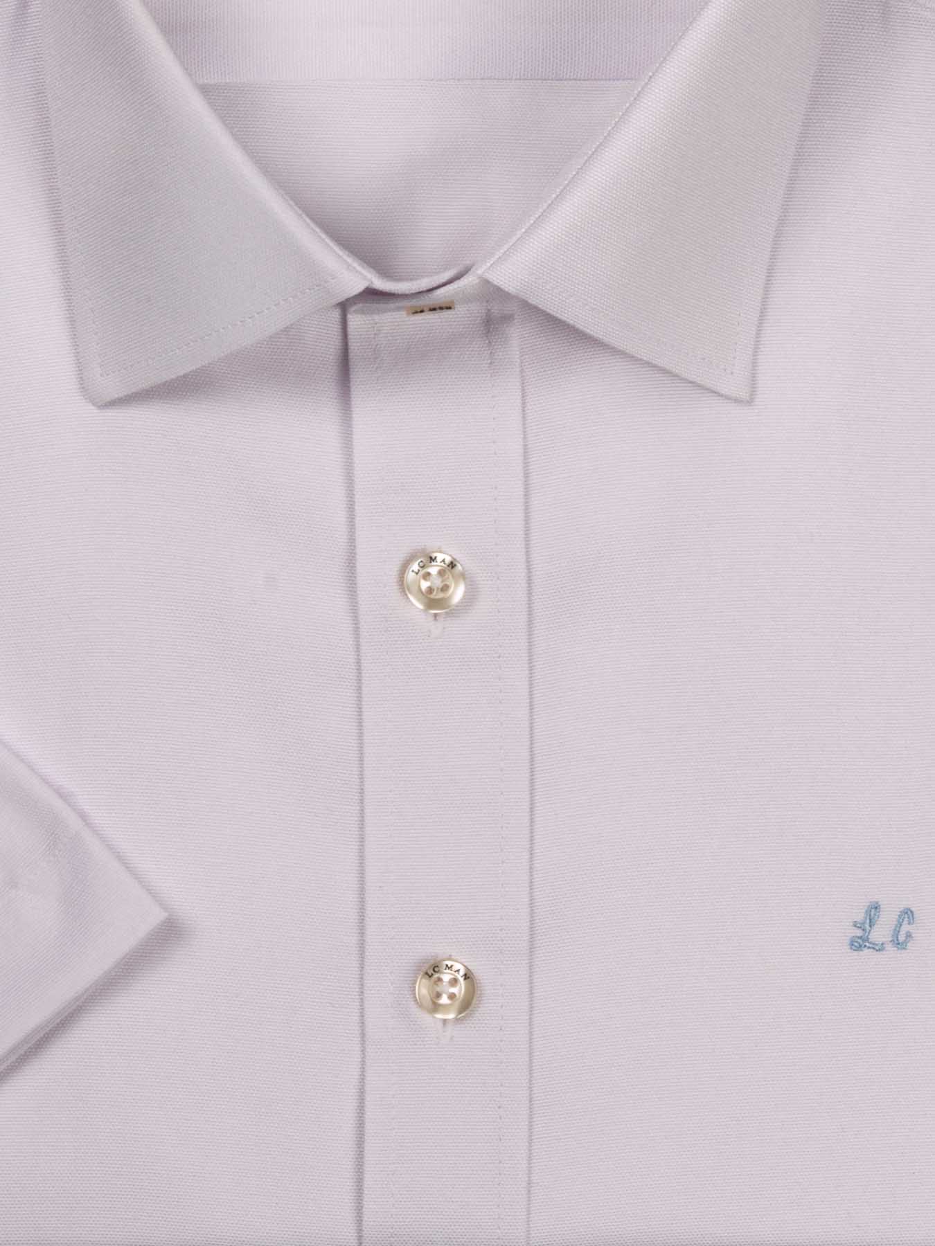 پیراهن آستین کوتاه سفید ساده ال سی من 10
