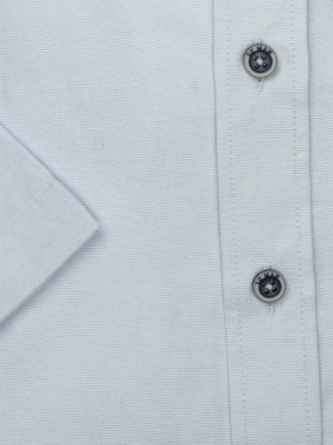 پیراهن آستین کوتاه آبی روشن ساده ال سی من 48