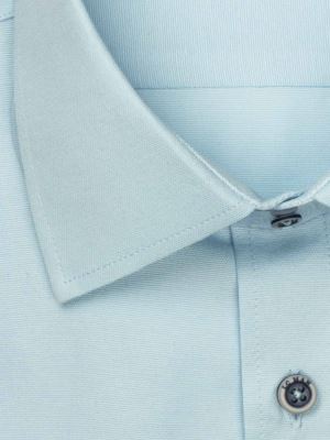 پیراهن آستین کوتاه  آبی روشن ساده ال سی من 51