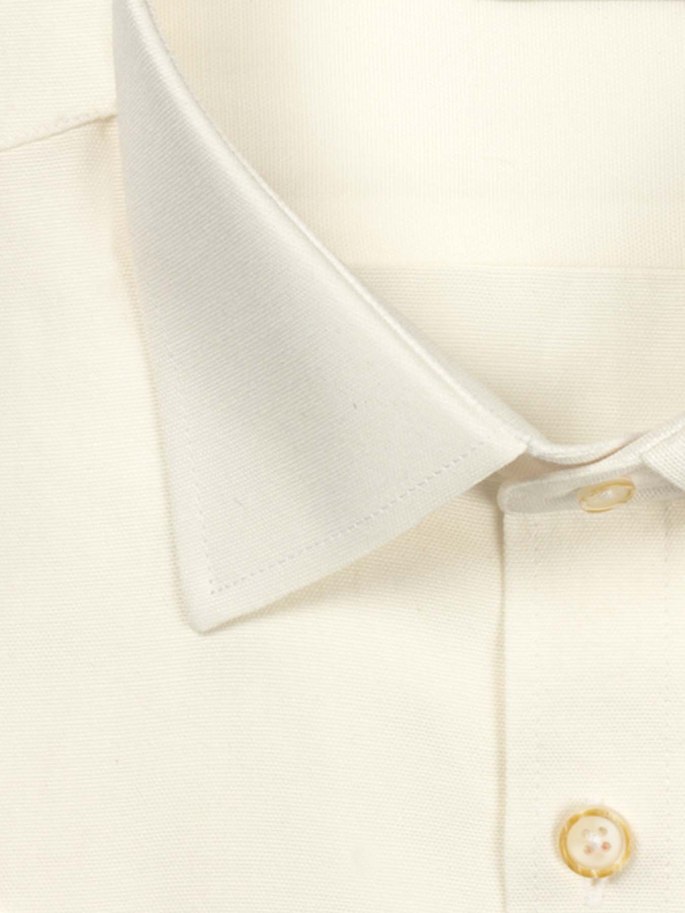 پیراهن آستین کوتاه سفید ساده ال سی من 3