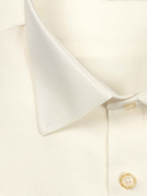 پیراهن آستین کوتاه سفید ساده ال سی من 3